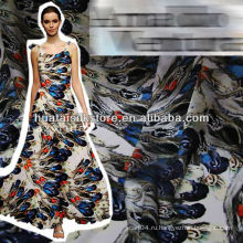 Итальянская цифровая печатная шелковая ткань для шарфа или одежды